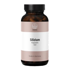 Esenca Silicon Capsules High Dose – Pack of 90 for 3 Months – Silicon from Bamboo Extract – 240 mg Bamboo Exact per Capsule – Vegan & Laboratory Tested