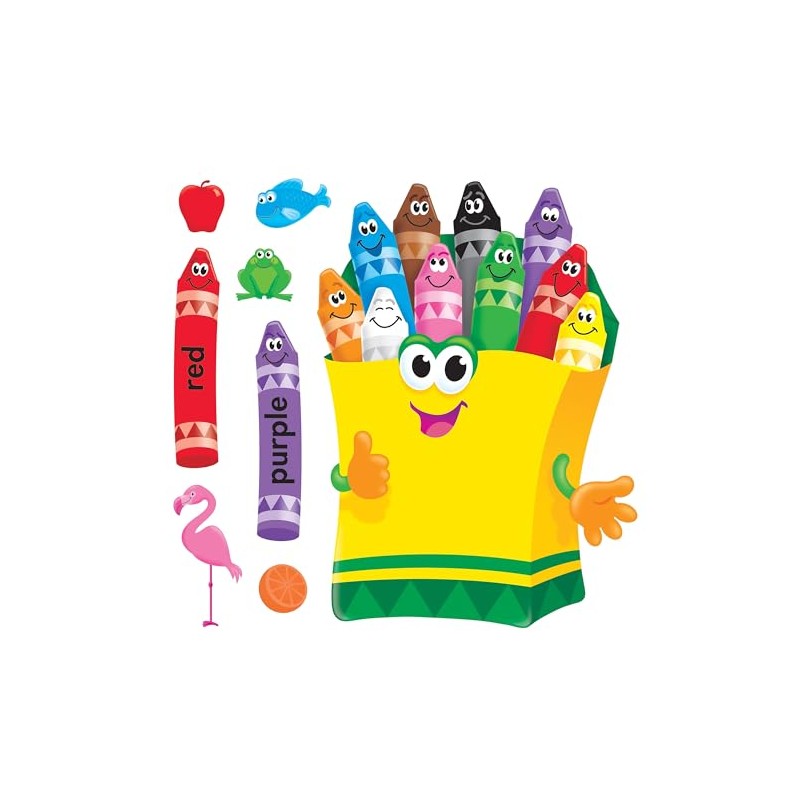 Trend Enterprises T-8076 BB Set Colorful Crayons