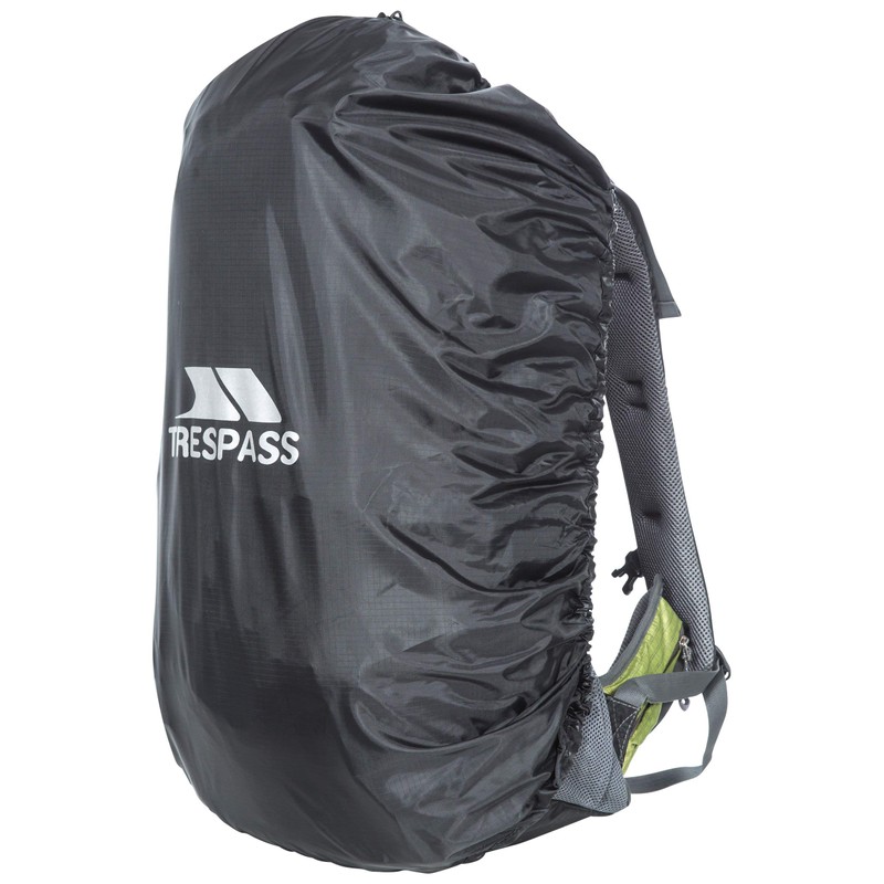 Trespass Waterproof Rucksack Rain Cover for Backpacks, Black, Medium