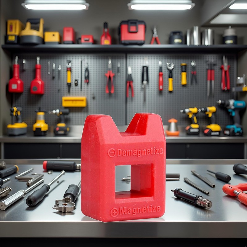 Red for Bit Magnetizer Magnetiser Demagnetiser Universal Magnetizer & Demagnetizing