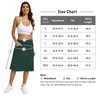 CZRLHYT 25" Women's Knee Length Skorts Skirts,Women Long Knee Length