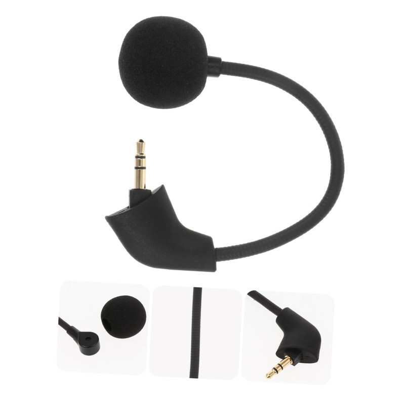 Mipcase 1Pc Wired Gaming Headset Microphone with Noise Reduction Flexible