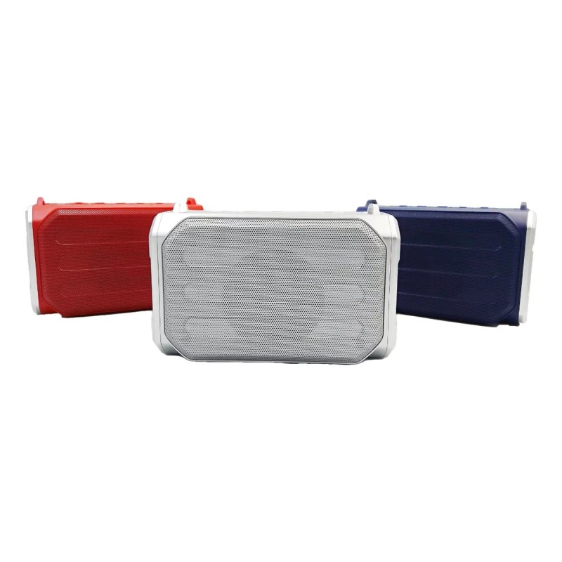 Maíz Bocina Bluetooth Radio Fm Recargable Inalambrica Portatil Color Negro