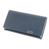 [Place] [Shosa] Aurora Card Case, Navy (Front) x Floral (Inside)