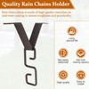 GYPNS Rain Chain Clip for Gutter Adapter, Outside Hardware Rain