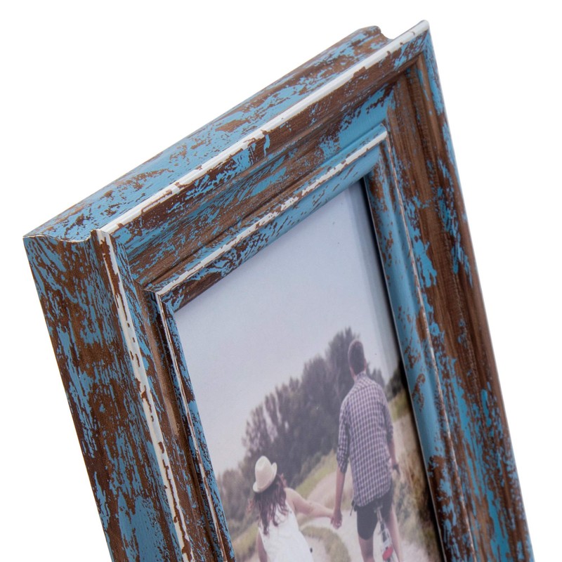 Truu Design, Decorative Distressed Weathered Wooden Look Picture Frame, 4