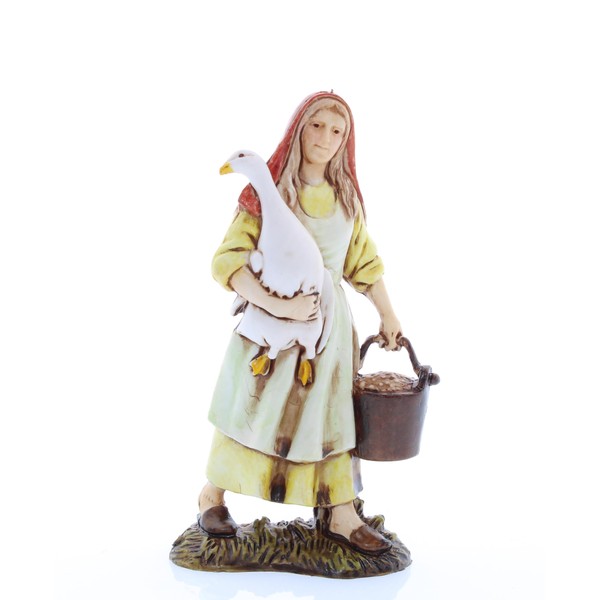 Moranduzzo Woman with Goose in Arms for Nativity Scene of