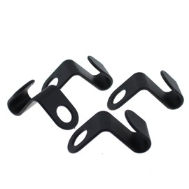 TAODAN 32PCS 5x1.6cm Clothes Hanger Connector Hooks Cascading Hanging Rack Wardrobe Hanging Clip Plastic Hanging Bracket for Wooden Suit Hanger and Velvet Hanger