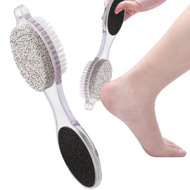1Pcs Foot Scrubber Pumice Stone - 4-in-1 Cleaning Tool for Feet, Callus Remover & Exfoliator