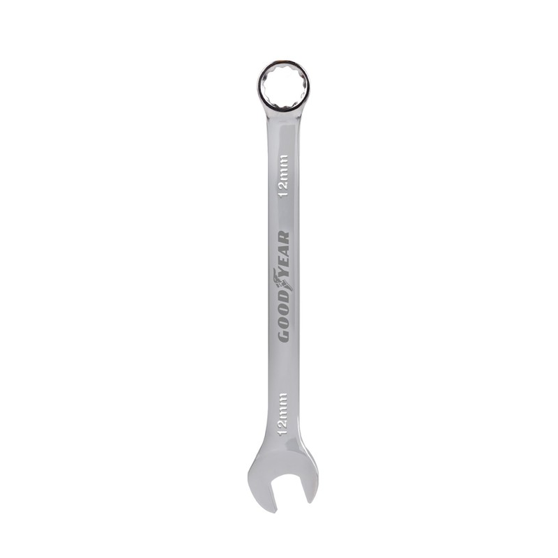 Goodyear 12mm Spanner-Chrome Vanadium Steel| Precision Engineered for Tightening and