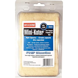 Wooster 48453 4" Mini-Koter Knit 1/2" 10pk, 10 Pack, Multi