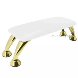다기능 1PC 가죽 네일 핸드 레스트 스탠드 매니큐어 베개 지원 데스크탑 팔 손목 도구 [1_White] Multifunctional 1PC Leather Nail Hand Rest Stand Manicure Pillow Support Desktop Arm Wrist Tool [1_White]