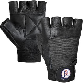 Mozi Sports Cycling Gloves Half Finger Bicycle Gloves Mountain Bike Gloves For Men Women Padded Anti-Slip Fingerless Road Riding Gloves (Black, M)