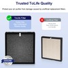 ToLife TZ-K2 Air Purifier Replacement Filter, 3-in-1 High-Efficiency Activated Carbon