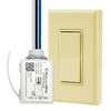 RunLessWire Single Pole Remote Light Switch Kit Wireless Battery-Free Self-Powered