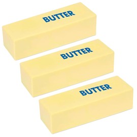 3 piezas de juguetes para apretar con mantequilla, súper suaves en forma de mantequilla, para apretar lentamente, para aliviar el estrés y la ansiedad, ideales para regalos de cumpleaños, recuerdos de fiesta y premios en el aula (3, mantequilla)