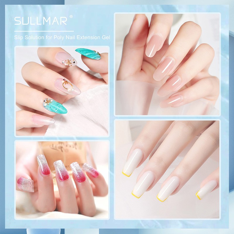 SULLMAR Slip Solution Liquid Poly Nail Gel Slip Solution for