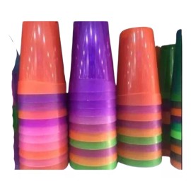 VC 100 Vasos De 250 Ml, Ideales Para Escuelas Restaurantes