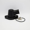 Billet Swivel Thermostat Housings Water NecK Chevy 95° 1.25'' Black