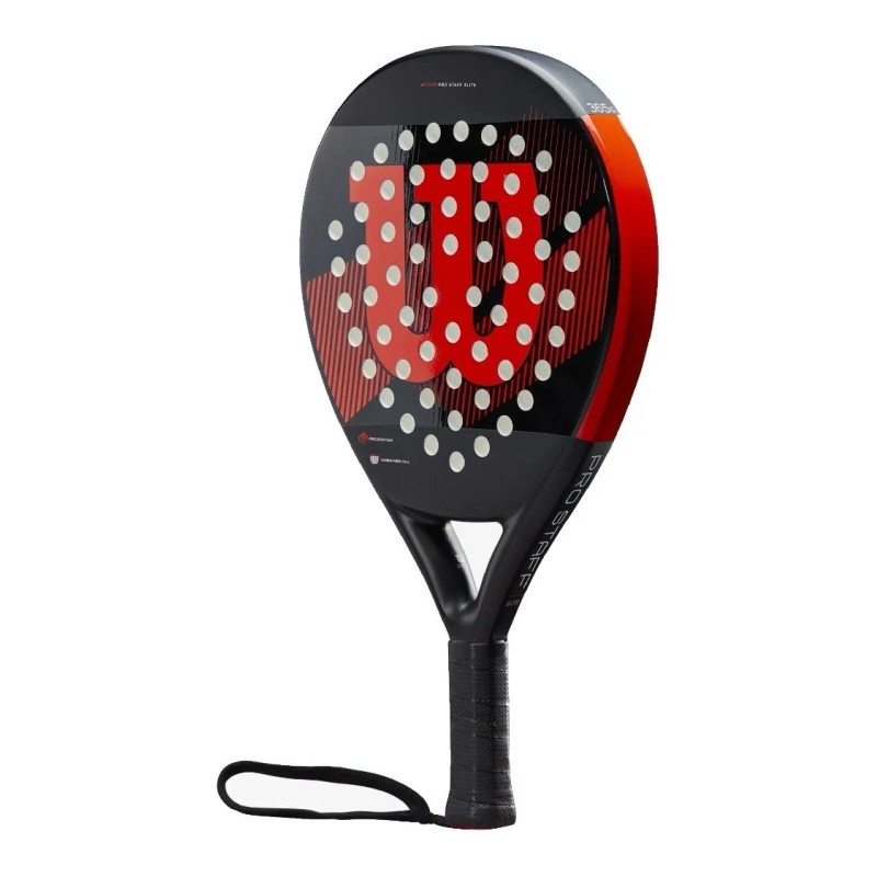 Pala Raqueta Padel Pro Staff Elite Wilson Negro/rojo