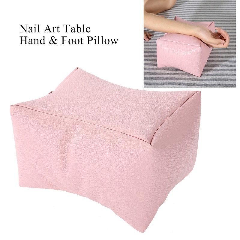 Nail Art Table Hand & Foot Pillow Soft PU Arm