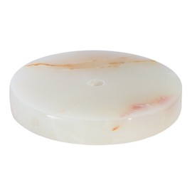 B&P Lamp® 4" Dia., Flat, Round Onyx Break