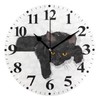 susiyo Round Wall Clock Battery Operated Decor Clocks for Living