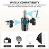 PIOENIMAGE 42" Wall Mount Triangle Boom Arm, Retractable Ring Light
