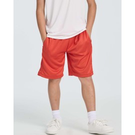 5 Pack Boys Shorts Baseball Kids Athletic Basketball Soccer Girls Summer Running Activewear Lacrosse Teen Mesh Ropa Niño Track, 12-14