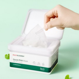 Dr.G Reusable Mask Pack Red Blemish Quick Paha 30 Sheets BNS / 닥터지 뽑아쓰는 마스크팩 레드블레미쉬 퀵 파하 30매 BNS