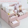 Cosmetic Storage Box, Elegant Multifunctional Makeup Organiser for Countertop with