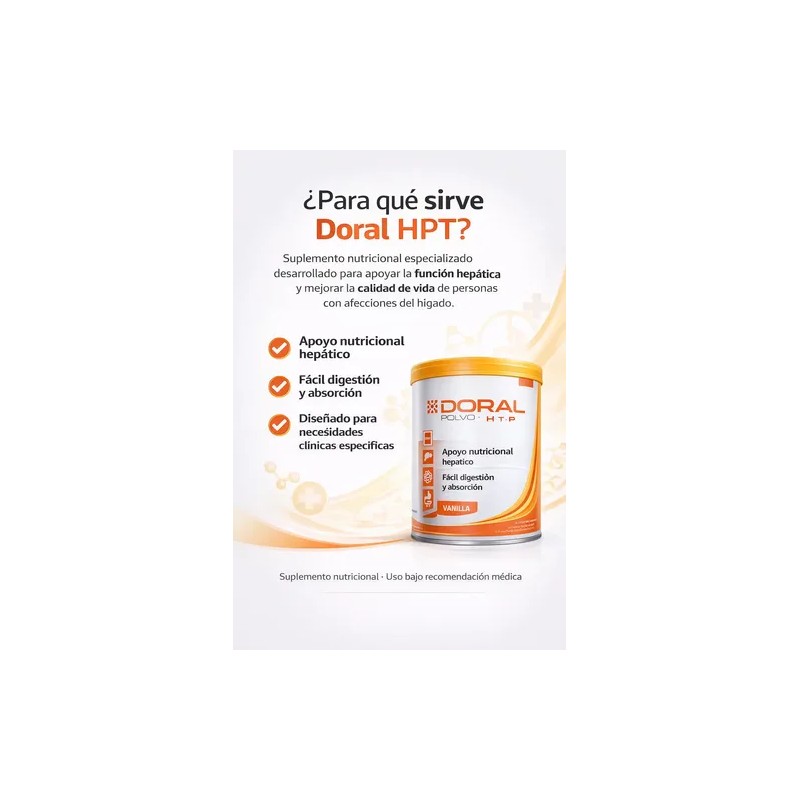 Doral Htp Migh Suplemento Alimenticio Hepático Vainilla 400g