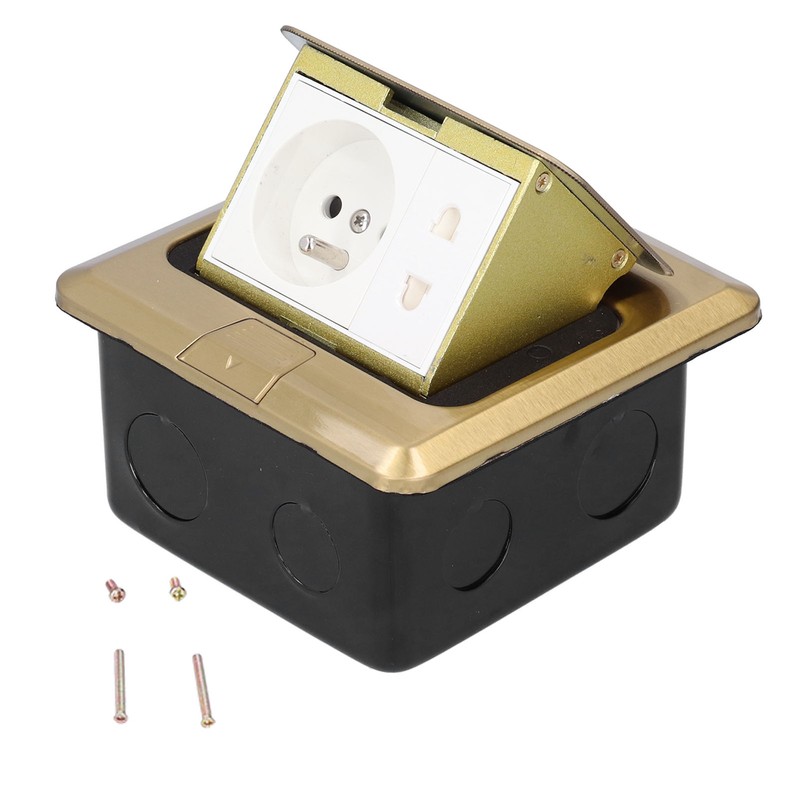 Floor Socket Embedded Power Outlet Charging Industrial Supplies FR Standard