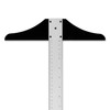 Alumicolor 36-inch Non Slip Standard Aluminum T-Square for Art Framing