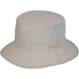 Tilley - Unisex Airflo Bucket Ltm1 Hat, Color Light Stone, Size: Large