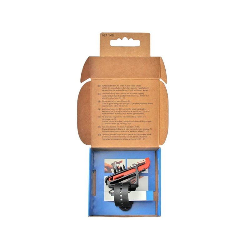 Prym 624148 60mm x 50mm x 25mm TheKnitRing Orange Black