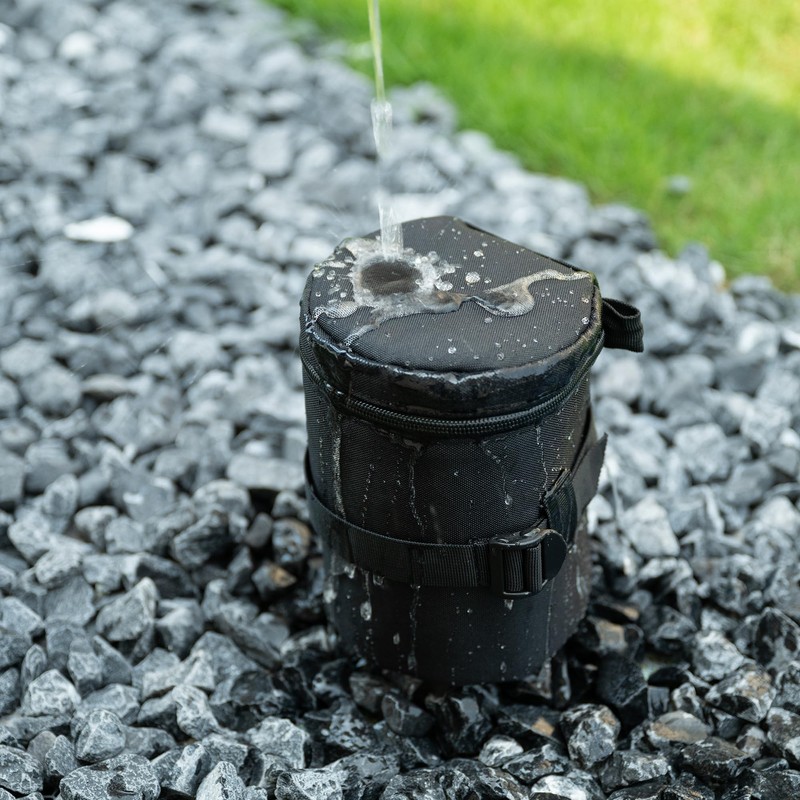 JJC Lens Bag Protective Case, black, XL, Lens Pouch