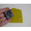 Mushroom stamp for pottery or soaps