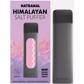 Natranal Himalayan Pink Salt Puffer for Lungs, Experience Halotherapy at Home 1 PACK