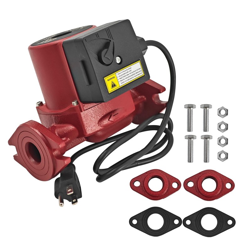 Buxatina 115V 17GPM Three-Speed Circulator Pump Replacement for Grundfos UPS15-58FC