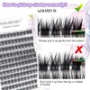 NAGARAKU DIY T50 Cluster Eyelash Extensions, Pack of 108, Wide