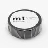 Kamoi Processing Paper Masking Tape Matte Black MT01P207 [x3 pieces]