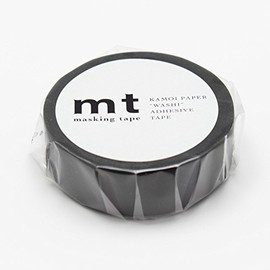 Kamoi Processing Paper Masking Tape Matte Black MT01P207 [x3 pieces]