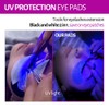 Lunamoon UV Eye Pads for Eyelash Extension, Double 2-in-1 Eyelash