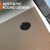10 x Anthracite Grey Plastic 70mm Round Soffit Air Vents/Push