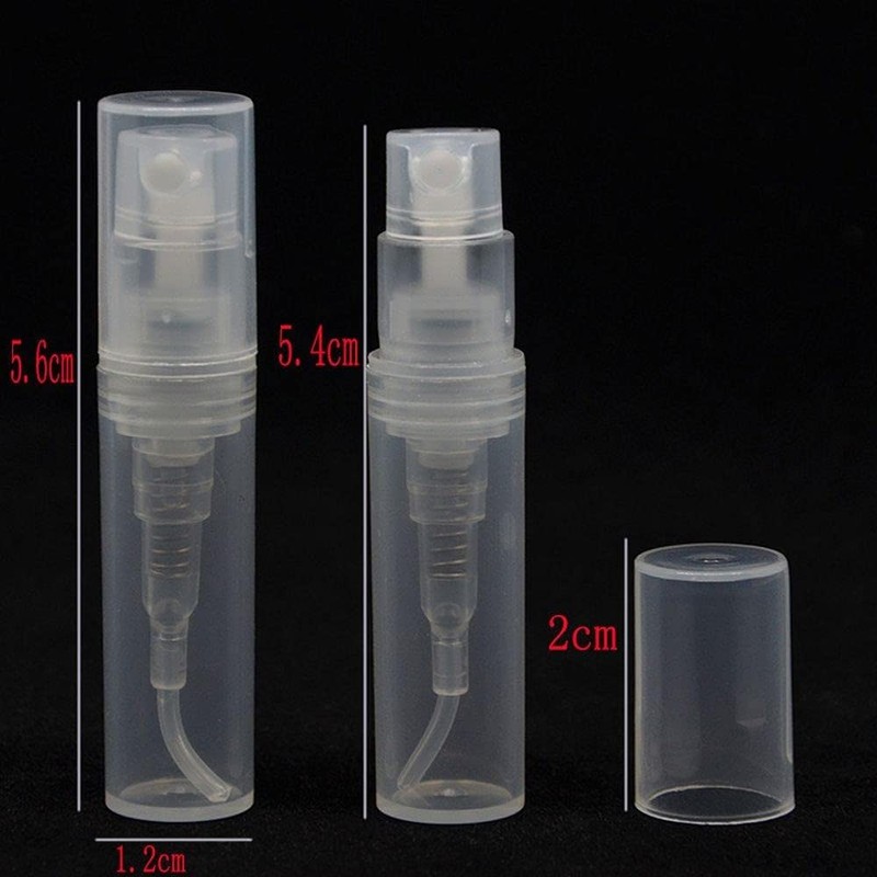 Qintreesify 5Pcs 2ml Mini Spray Bottle, Empty Plastic Spray Bottle