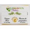 Celebration HERBALS Ginger Root Tea Organic 24 Bag, 0.02 Pound
