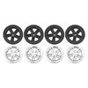 4Pcs Luggage Swivel Wheels Lightweight Flame Retardant Heat Insulation Suitcase