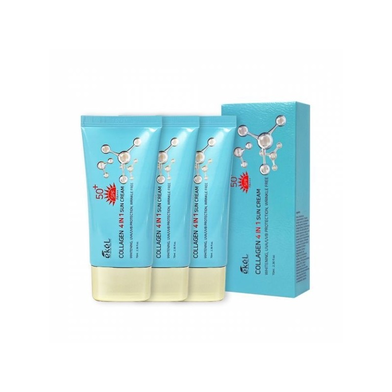 Ikel Ekel Collagen Four-in-One Sun Cream 70ml-3 Sunscreen Recommendations Sunscreen