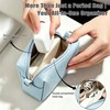 Period Bag, Sanitary Napkin Storage Bag, PU Period Pouch (Blue)
